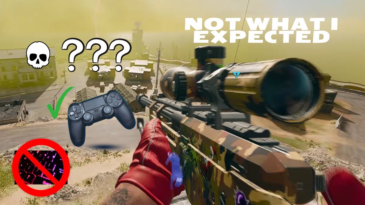 I Played Warzone with a controller and this is how it went...