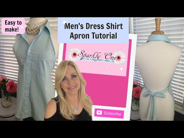dress shirt apron pattern How to Make an Apron from a Loved Ones Shirt: A DIY Guide That's Super Easy!