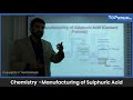 Manufacturing of Sulphuric Acid | Chemistry | Entry Test Preparation | TopGrade.pk