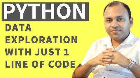 Explore Entire Dataset in Python with just One Line of Code