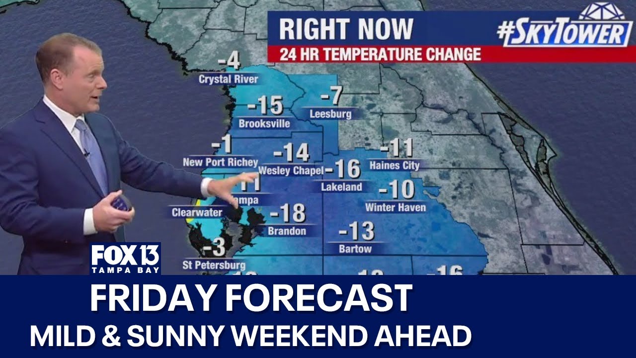 Tampa weather | Mild & sunny weekend ahead - YouTube