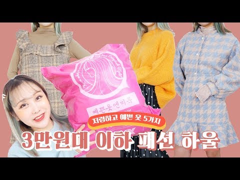 3만원대 이하 옷들 5가지!🛍미니 패션하울 겨울 옷 코디 Try On Korean Fashion Haul ♥︎ [패션유튜버 재리마이즈 Jaelimize]