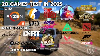 AMD RYZEN 3-7320U With Radeon 610M 20 GAMES TEST IN 2025