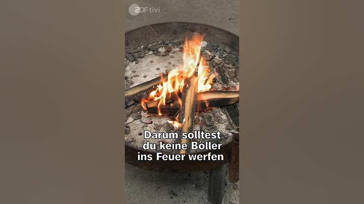 Böller im Lagerfeuer. Was da alles passieren kann! | Checkpoint ZDF