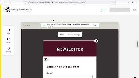 How to embed a Mailchimp Pop-up form to your Wix Website