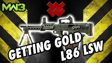 Getting Gold: TANK GUN L86 LSW