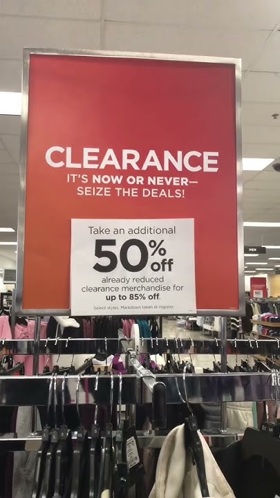 When Does Kohls Mark Down Clearance Kohls clearance is 50% off the marked down price ! #kohls #clearance #