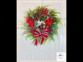 Christmas Wreath Farmhouse Evergreen Berry Cinnamon Christmas Decorations Christmas Decor Christm…