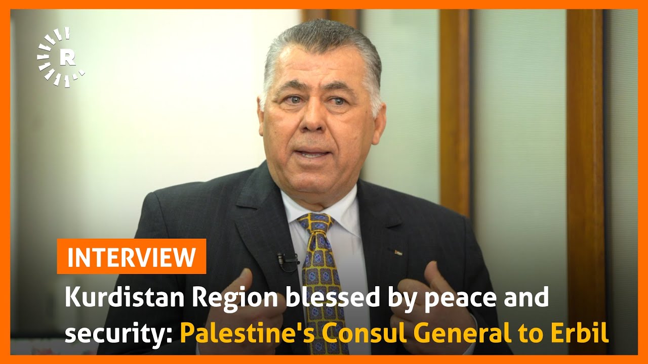 Kurdistan Region blessed by peace and security: Palestine's Consul General to Erbil