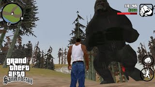 لن تصدق بأني وجدت الغوريلا الضخمة كينغ كونغ⁦‼️⁩? في لعبة قراند سان أندرياس | GTA San Andreas