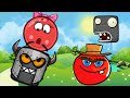 Red Ball kingdom NEW! Армия Розовой королевы. Красный шарик воин против квадратов зла!