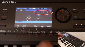 "Editing Sounds (Tones)" Roland FA-06/FA-07/FA-08 #07