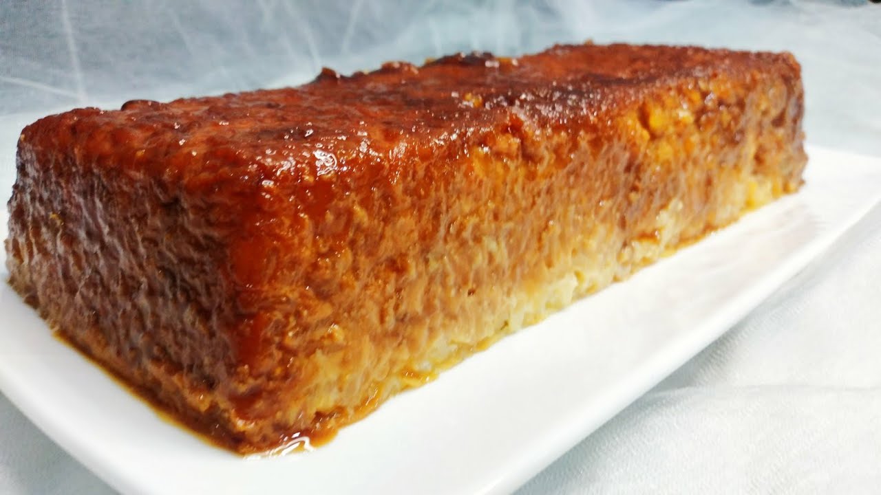 gateau de riz au caramel قاطو الأرز والكرمال وصفة صفية باردة هذا واش يليق مع هذى سخانة