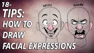 18 - TIPS: How to Draw Facial Expressions That Feel Alive