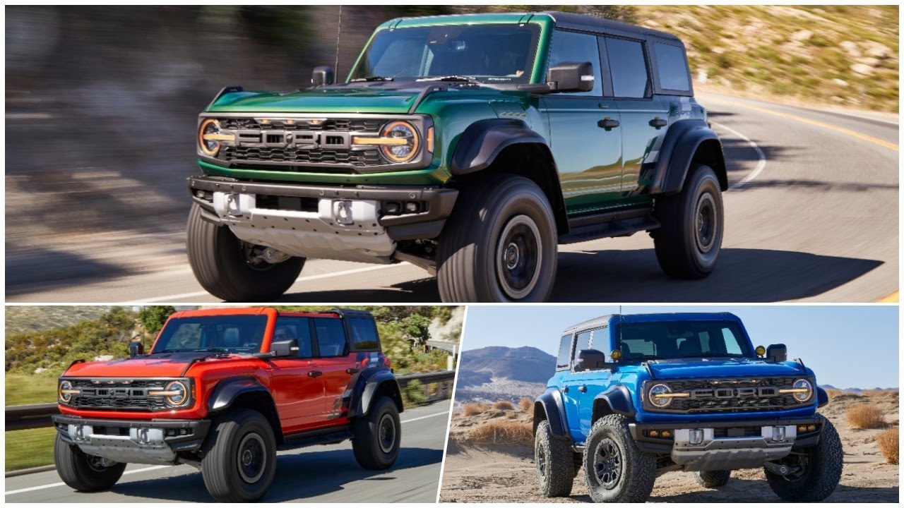 Bronco Raptor R Colors Ford Bronco Raptor - Top Colors in Action - YouTube