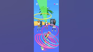 Hula Hoop Race All Levels Gameplay walkthrough Android &iOS #shorts 😎😎😎