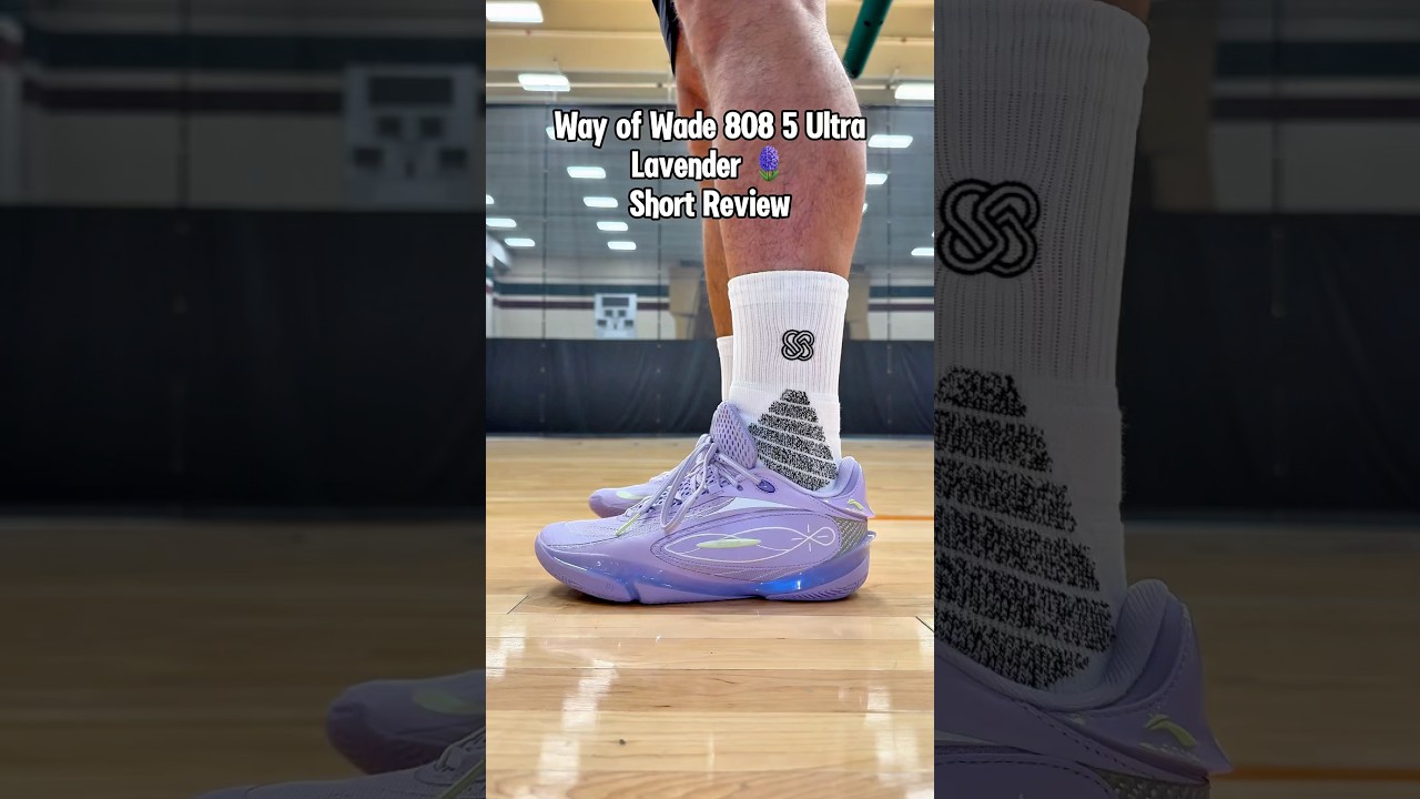 Wade 808 5 Ultra “Lavender” — light, bouncy, and built to move 
