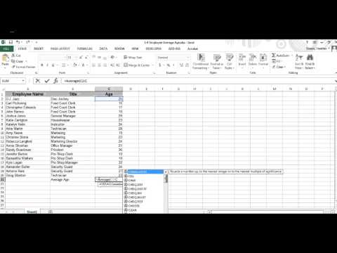 Video: How To Determine The Average Age Of Employees