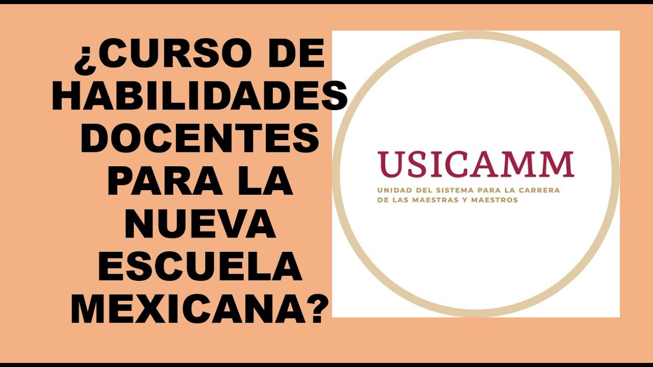 Soy Docente: CURSO DE HABILIDADES DOCENTES PARA LA NUEVA ESCUELA