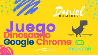 Juego Dinosaurio Google Chrome programado en MicroBit - Super Facil! screenshot 5