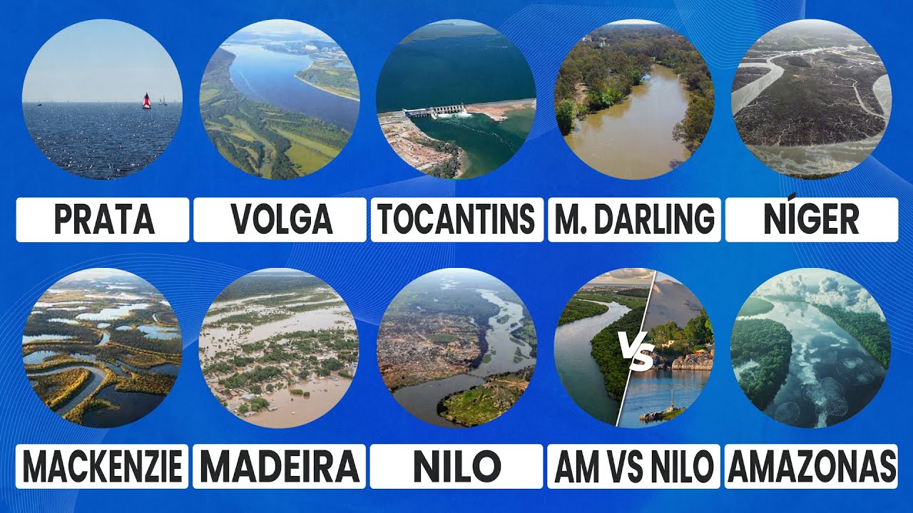 20 Maiores RIOS do MUNDO | Geo Fatos - YouTube
