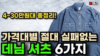 가을셔츠는 제발 검증된 곳에서 사세요, 샴브레이 데님셔츠 퀄리티 맛집 6가지 추천!