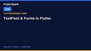 TextField in Flutter Hindi | User Input & Forms | Flutter Tutorial