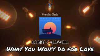 Video thumbnail of "What You Won't Do for Love - Vocals Only (Acapella) | Bobby Caldwell"