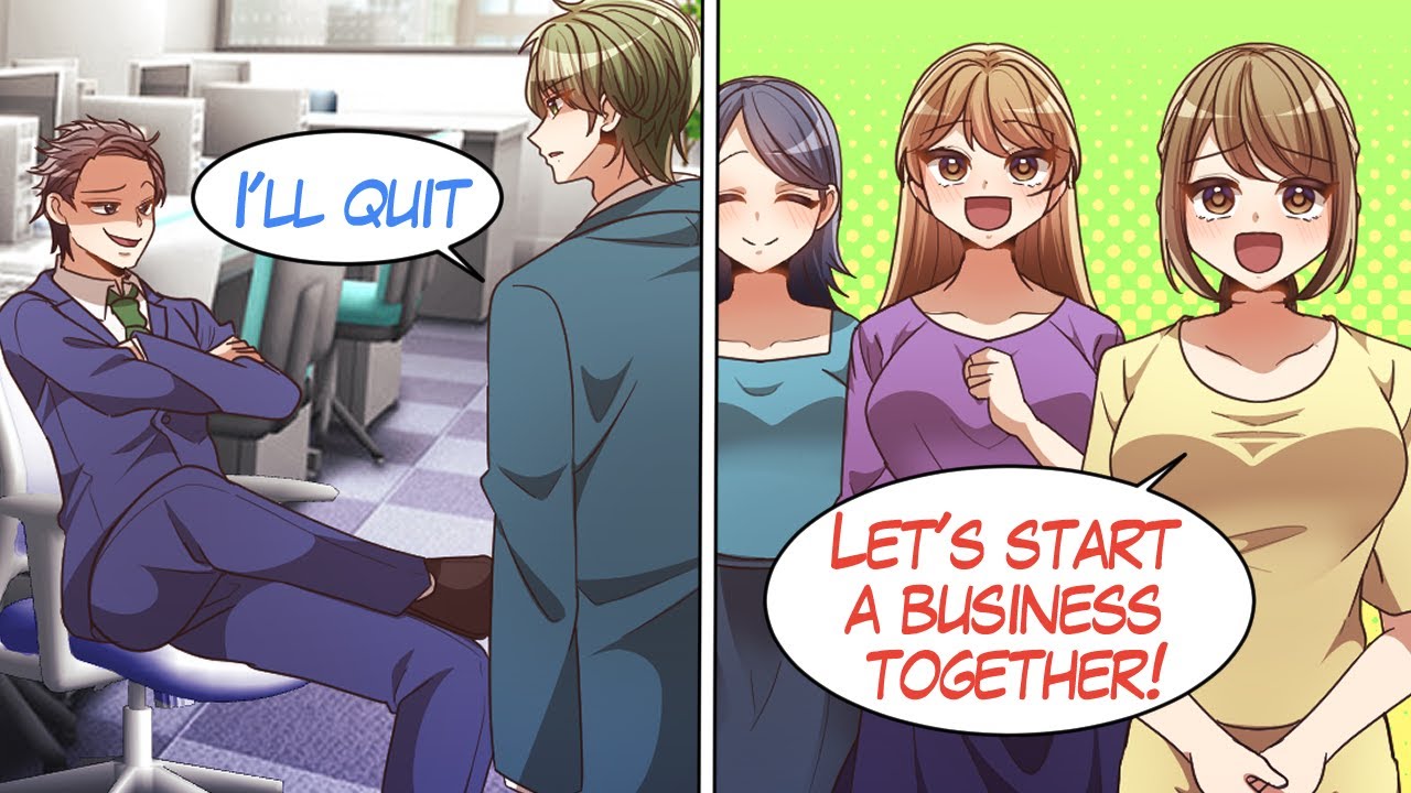 【Comic Dub】Quit My Job To A Bad Boss Joined Ex Colleague To Start Business. 【Manga Dub】