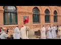 El Cardenal Osoro inaugura un mosaico dedicado a la Virgen de la Paloma