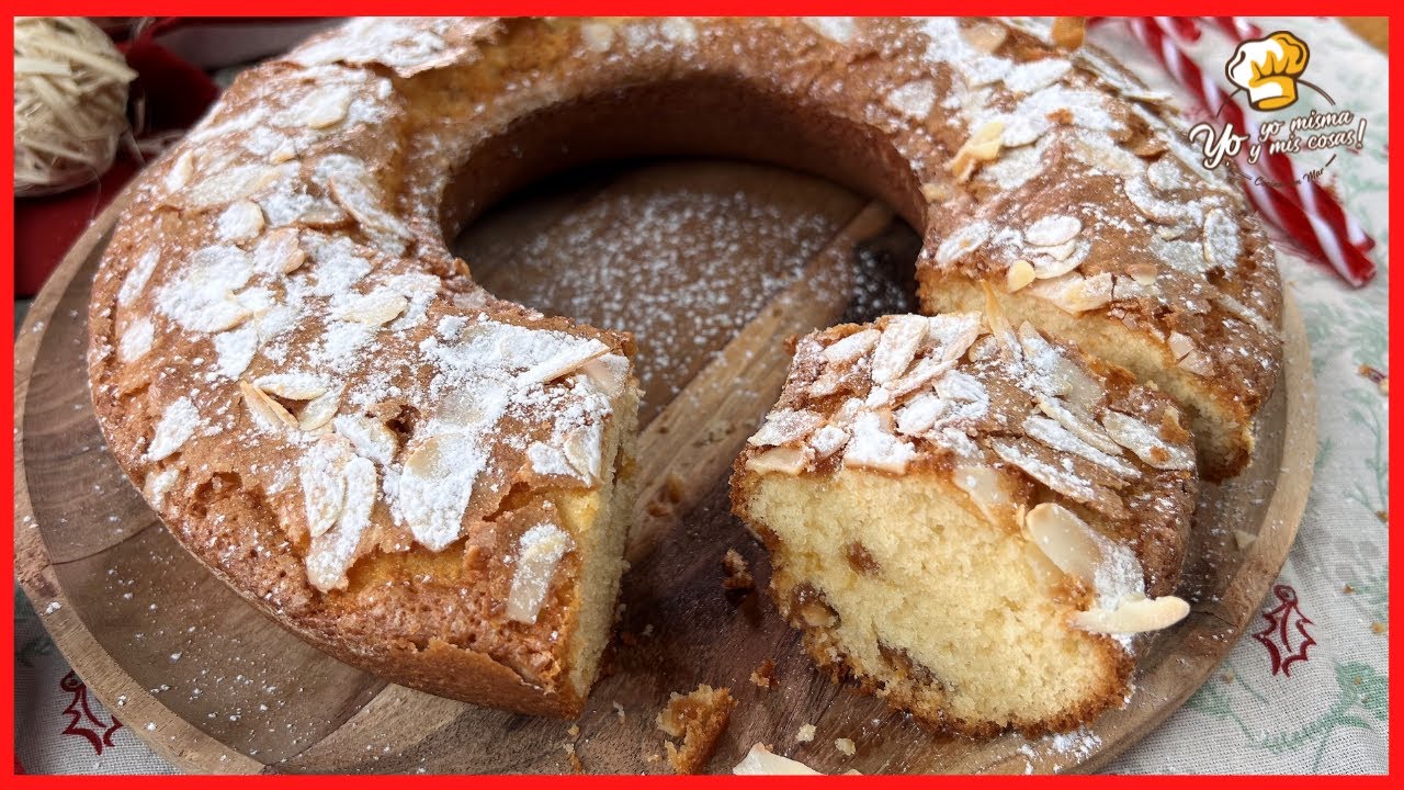 ⭐➡️ BIZCOCHO de TURRÓN tierno de almendras ⭐ RECETAS PARA NAVIDAD