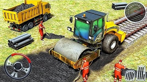 Train Station Virtual Construction Building Games | Train Track Rail Construction Simulator -Android