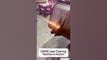 No Chemicals, No Sandblasting! 1500W Laser Cleaning Rust Instantly 🚀 #EcoFriendlyCleaning #LaserTech