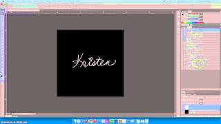 PS CS6 Text Spirograph