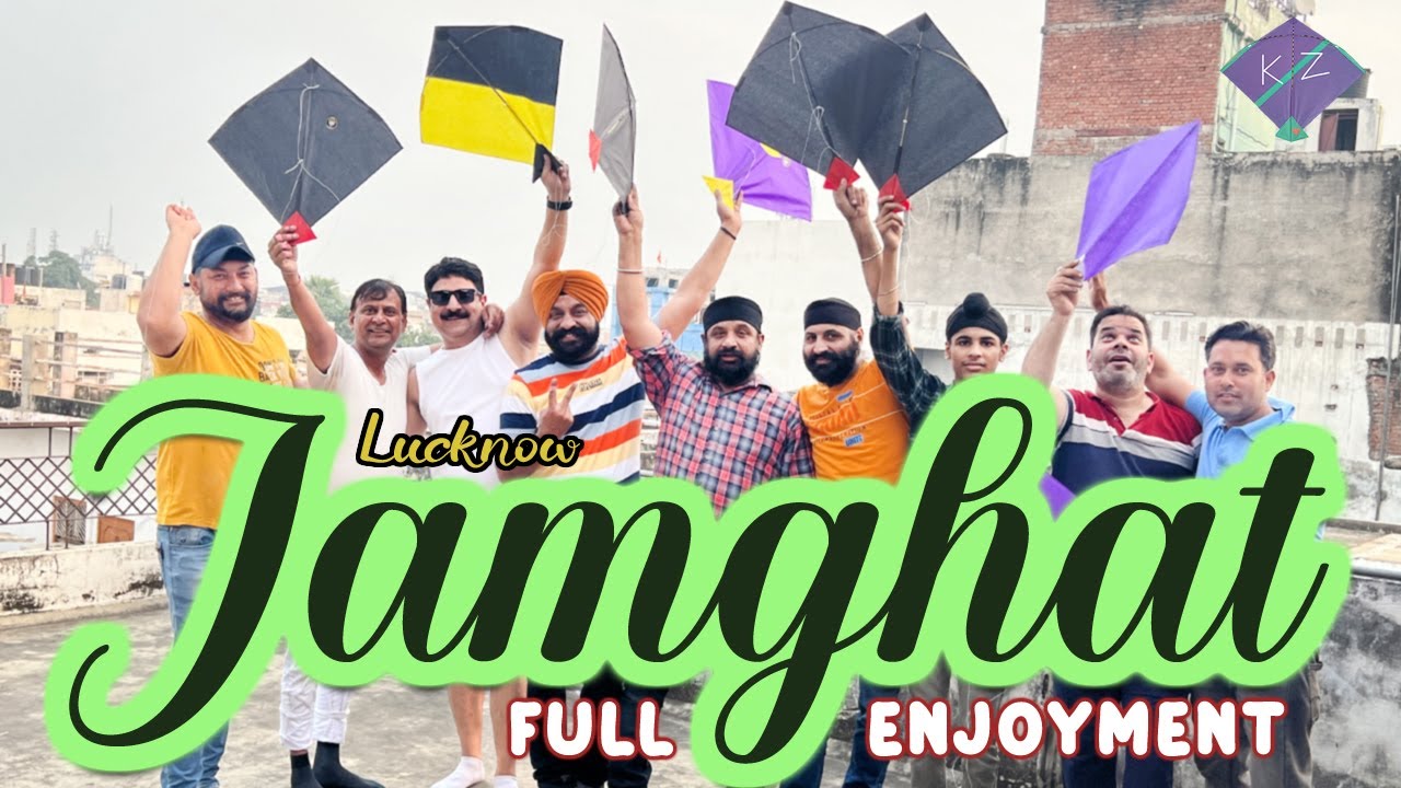 Jamghat | Lucknow Ka Jamghat | Patangbazi Ka Din | Kite Flying | Kite Cutting | Rooftop Kite Flying