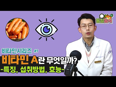 비타민A란 무엇일까? 특징, 섭취방법, 효능