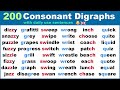 200 Consonant Digraphs with Daily Use Sentences | English Speaking Practice Sentences  | Phonics