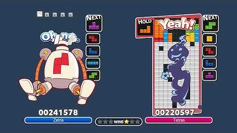 [Puyo Puyo Tetris AI] Zetris vs Tetras (36) - AI vs AI