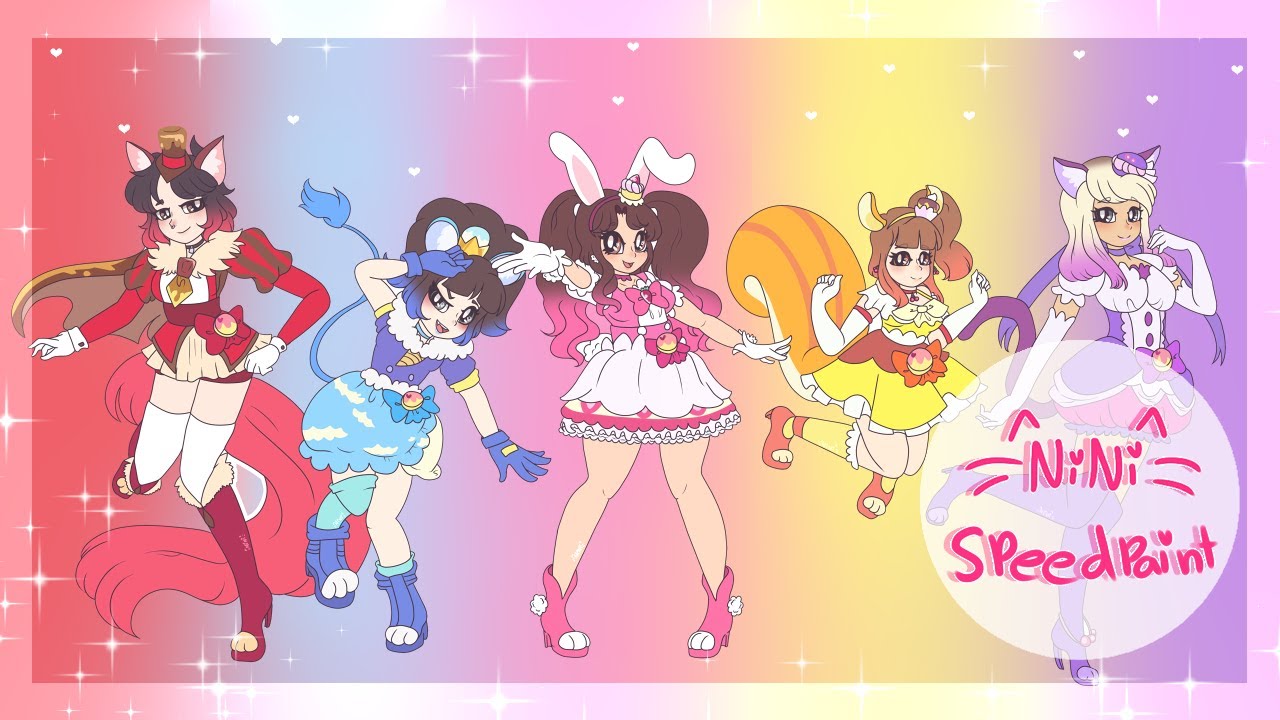 ~Kira kira precure a la mode big cosplay~Speedpaint - YouTube