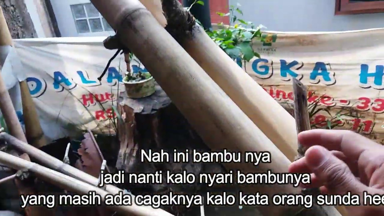 Cara Membuat Jemuran Baju Dari Bambu Jemuran Unik Youtube