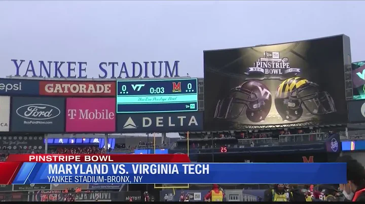 Hokies fall to the Terrapins 54-10 in Pinstripe Bowl from Yankees Stadium