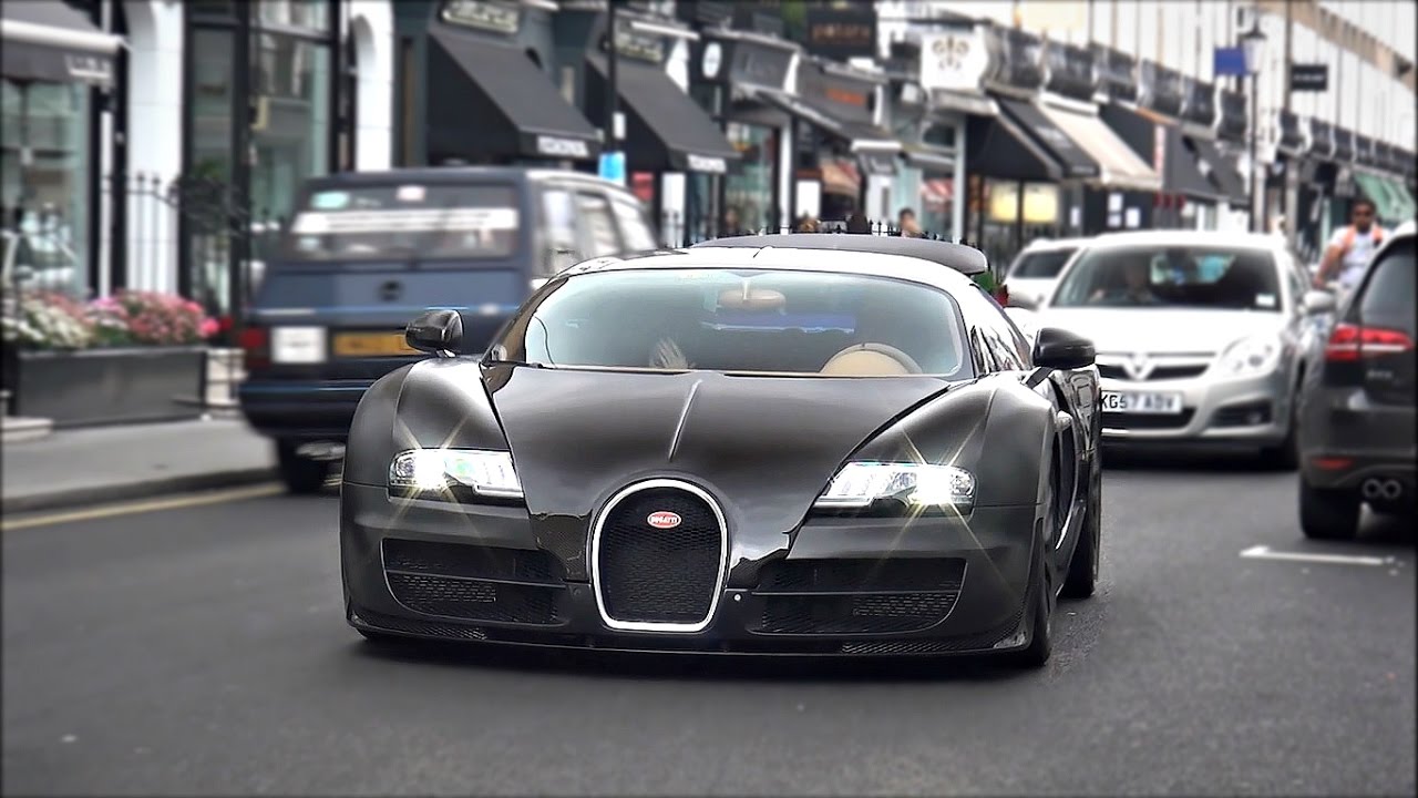 Bugatti Veyron Super Sport driving in London! - YouTube
