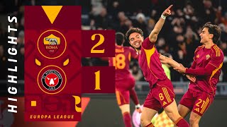 ROMA 2-1 MIDTJYLLAND | EUROPA LEAGUE HIGHLIGHTS 2025-26