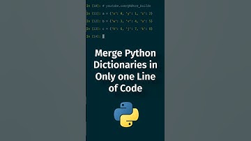 Merge #Python Dictionaries in Only one Line #pythonic #code