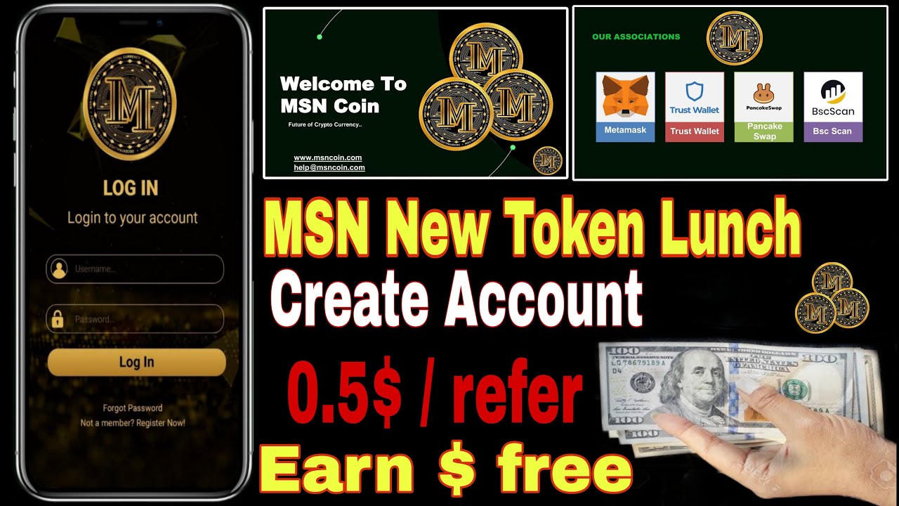 MSN coin kya hai | How to create msn coin account