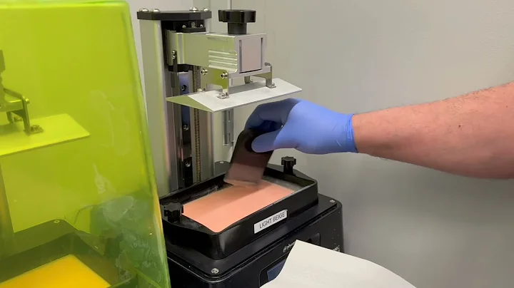 Initializing a 3d printed dental model using a phrozen mini 8ks 3d printer Step-by Step Guide