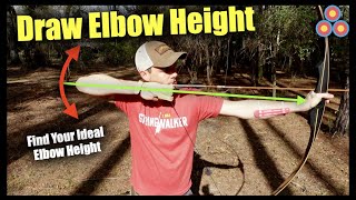 How To Find Your Ideal Draw Elbow Height | Archery Form Advice