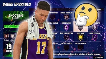 best SHOOTING BADGE setup for PGs in NBA 2K20!
