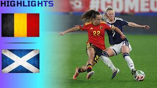 Belgium vs. Scotland | Women's World Cup 2027 Qualifier - Stunning Match Highlights 18.04.26