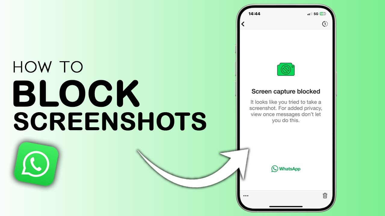 How to Block Screenshots on Whatsapp - Easy Guide - YouTube